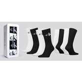 Calvin Klein Socks 4-Pack 125 Giftbox Zwart/Wit
