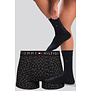 Tommy Hilfiger Trunk & Sock Set 048 Print Multi Zwart (051)