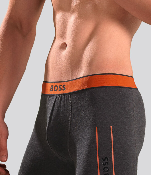 Boss Boxer Brief 341 24 Logo Donker Grijs