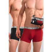 Emporio Armani Trunk 2-Pack 3F598 Stretch Cotton Multi Rood (151)