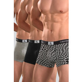 Calvin Klein Trunk 3-Pack NB3528E 1996 Zwart/Grijs