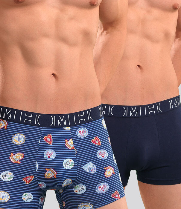 Hom Boxer Brief 2-Pack 661 Alf Multi Blauw