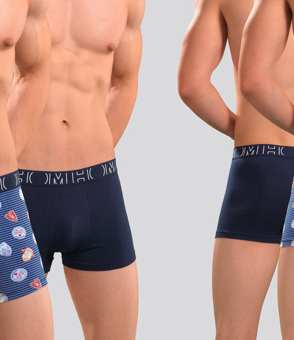 Hom Boxer Brief 2-Pack 661 Alf Multi Blauw