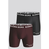 Bjorn Borg Boxershort 2-Pack 358 Performance MP003 Zwart/Rood