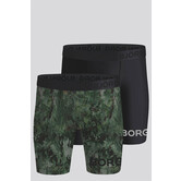 Bjorn Borg Long Boxershort 2-Pack 355 Performance Multi Groen (251)