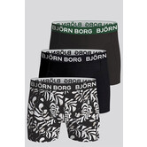 Bjorn Borg Boxershort 3-Pack 349 Cotton Stretch MP011 Multi Zwart (051)