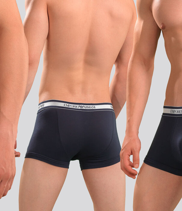 Emporio Armani Trunk 3F512 Stretch Cotton Marine