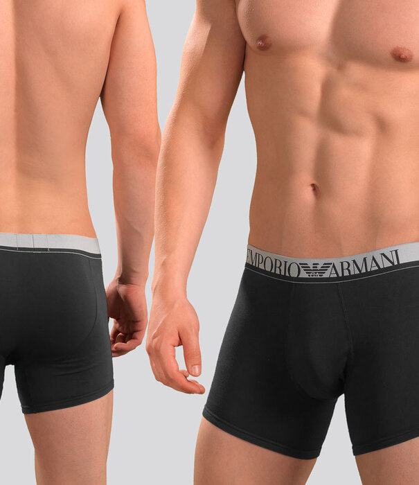 Emporio Armani Boxer 3F729 Stretch Cotton Schwarz
