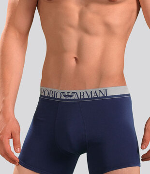 Emporio Armani Boxer 3F729 Stretch Cotton Blauw