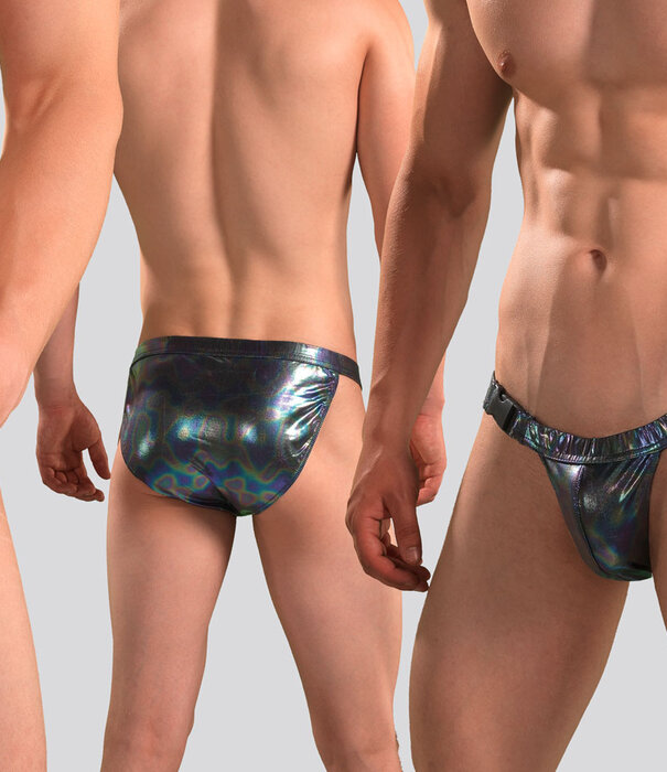 Cut4Men Clip Tanga C4M32 Emerald Multi Zwart (051)
