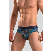 Hom Mini Brief 634 Lino Multi Blauw