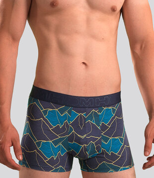 Hom Boxer Brief 633 Lino Multi Blauw