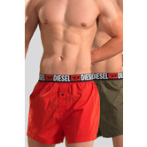 Diesel Boxershort 2-Pack BMAP Stark Rot/Grün