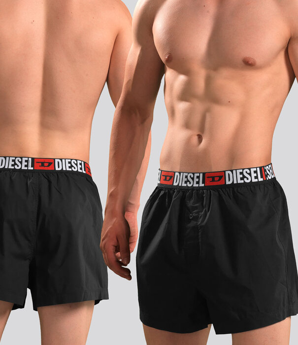 Diesel Boxershort 2-Pack BMAP Stark Zwart
