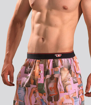 Diesel Boxershort HIAT Stark Multi Roze (351)