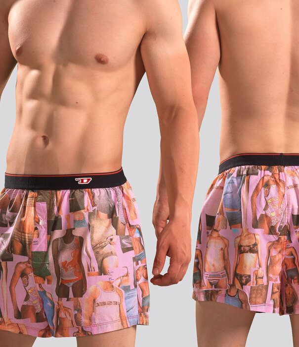 Diesel Boxershort HIAT Stark Multi Roze (351)