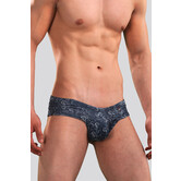 Cut4Men High Cut Cheeky Brief C4M05 Dollar Multi Zwart (051)