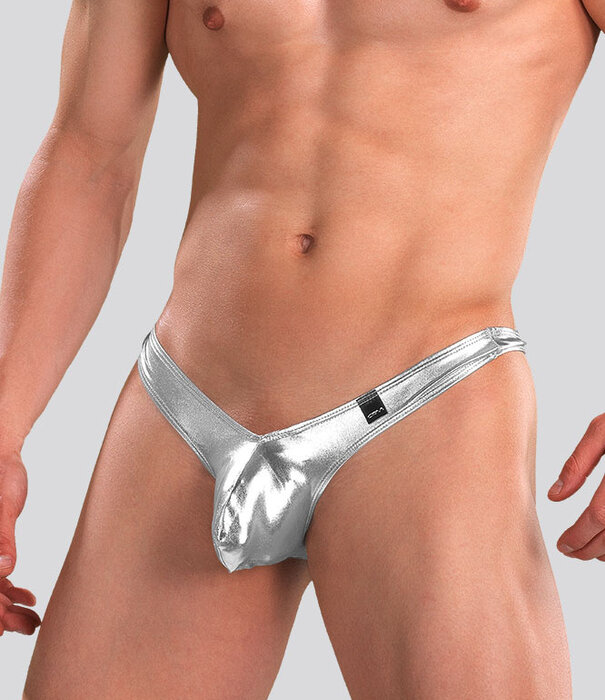 Cut4Men Classic Thong C4M03 Skaï Silver