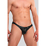 Cut4Men Low Rise Bikini Brief C4M01 Skaï Schwarz