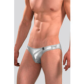 Cut4Men Low Rise Bikini Brief C4M01 Skaï Zilver