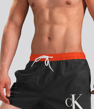 Calvin Klein Swim Short 901 Short Drawstring Zwart