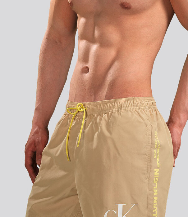 Calvin Klein Swim Short 890 Medium Drawstring Brown