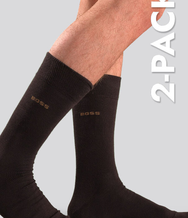 Boss Socks 2-Pack 848 RS Uni Donker Bruin (453)