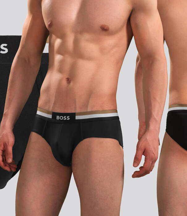 Boss Hip Brief 114 Motion Coolmax Cotton Schwarz