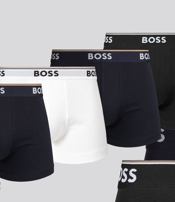 Boss Trunk 5-Pack 275 Essential Schwarz/Weiß/Blau