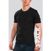 Boss T-Shirt 3-Pack 284 RN Classic Regular Fit Schwarz