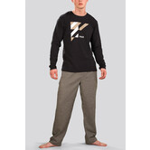 Boss Pyjamas 121 Dynamic Long Set Braun