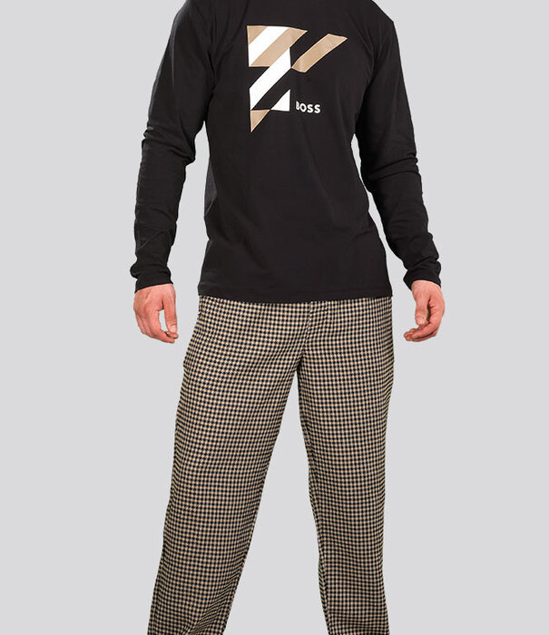 Boss Pyjamas 121 Dynamic Long Set Brown