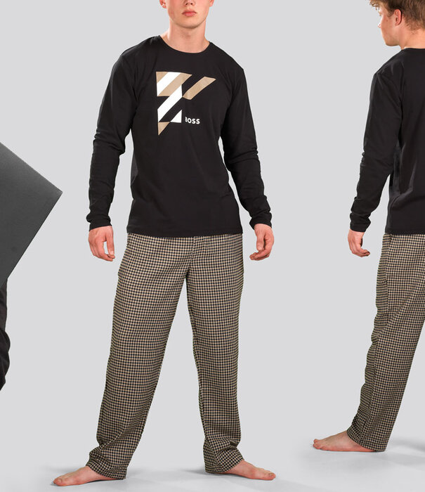 Boss Pyjamas 121 Dynamic Long Set Brown
