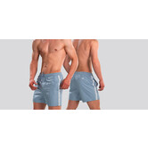 Calvin Klein Swim Short 810 Medium Drawstring Licht Blauw