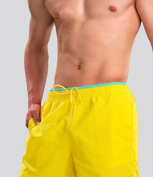 Tommy Hilfiger Swim Short 083 Medium Drawstring Yellow
