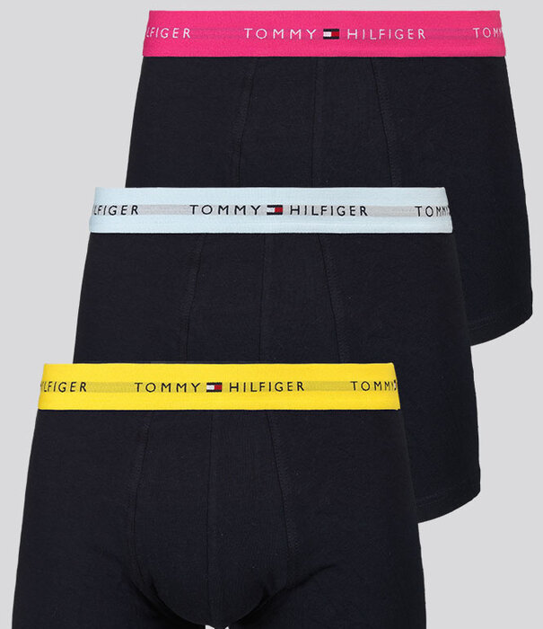 Tommy Hilfiger Trunk 3-Pack 763 WB Signature Cotton Essentials Navy