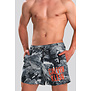 Calvin Klein Swim Short 871 Medium Drawstring Print Multi Zwart (051)