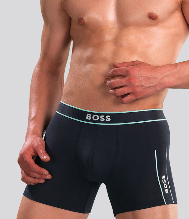 Boss Boxer Brief 444 24 Logo Navy