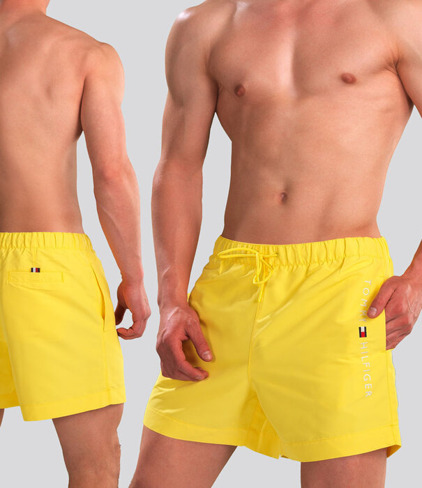 Tommy Hilfiger Swim Short 885 Medium Drawstring Geel