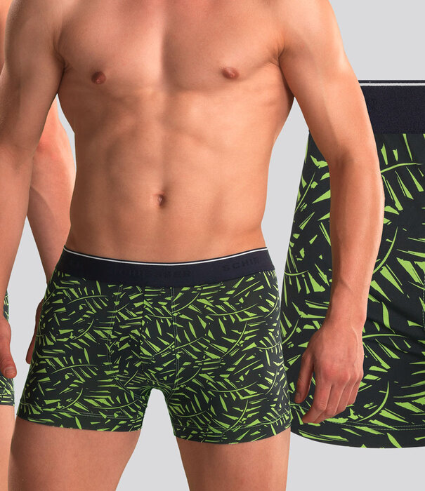Schiesser Boxershort 076 Microfiber Multi Groen (251)