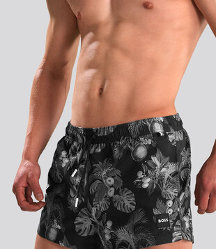 Boss Swim Short 328 Salmon Schwarz