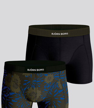 Bjorn Borg Boxershort 2-Pack 725 Premium Cotton Multi Groen (251)