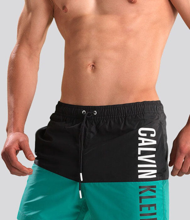 Calvin Klein Swim Short 796 Medium Drawstring Multi Groen (251)