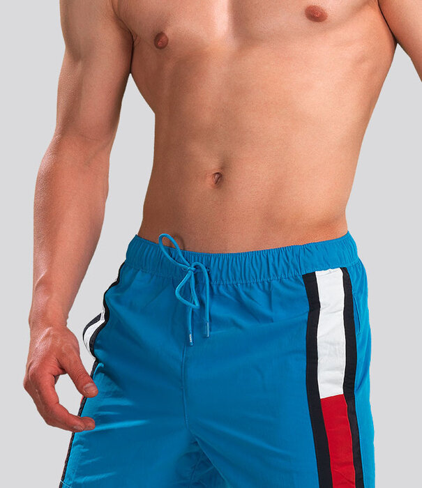 Tommy Hilfiger Swim Short 730 Medium Drawstring Blauw