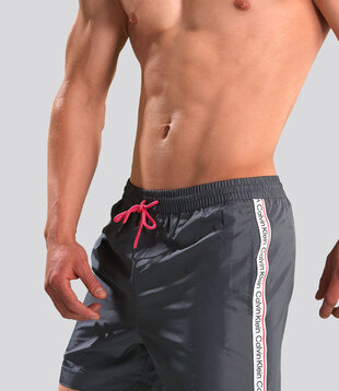 Calvin Klein Swim Short 810 Medium Drawstring Grijs