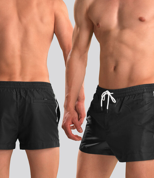 Calvin Klein Swim Short 811 Short Drawstring Zwart
