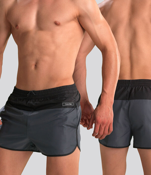 Calvin Klein Swim Short 816 Short Runner Multi Grijs (301)