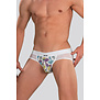 Cut4Men Mixed Jockstrap C4M13 Miami Ink Weiß