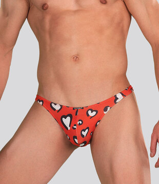 Cut4Men Brazilian Brief C4M11 Hearts Rot