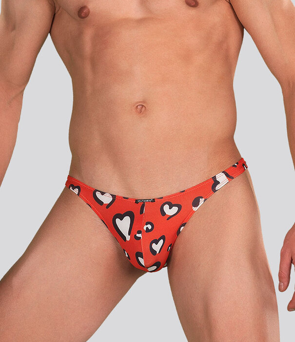 Cut4Men Brazilian Brief C4M11 Hearts Multi Rood (151)
